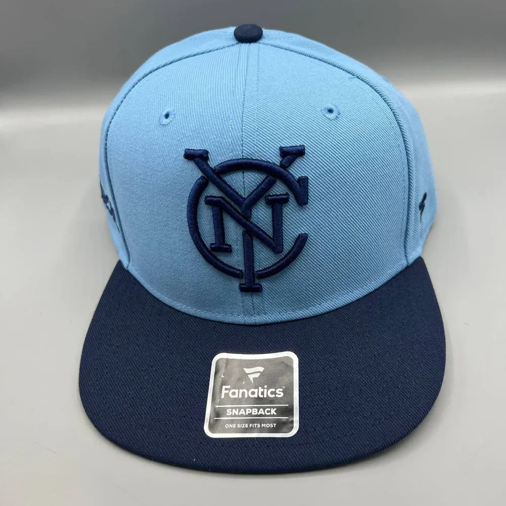 New York City FC Hat Men Blue Fanatics MLS Snap Back Cap